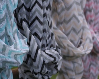 SALE Chevron Infinity Scarf 4.99