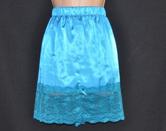 Beautiful silky soft half slip, lacy feminine hem, lovely lingerie, Sissy Lingerie