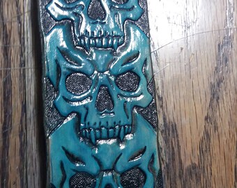 Blue Skull Belt