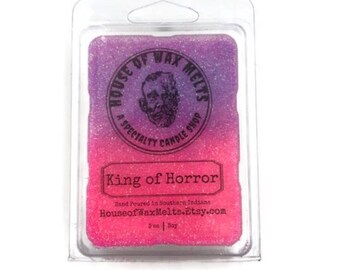 HORROR WAX MELTS - King of Horror - (Raspberry & Cranberry) - Vincent Price Inspired - Scented Wax Melts - Pastel Goth Style