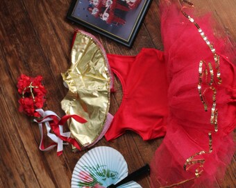 Little Girl's Dance Recital Tutu, China Doll, 3-4 Yrs.