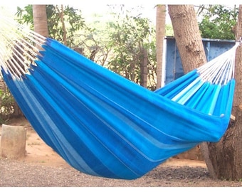 Blue color simple handmade hammock