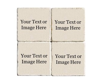 Coasters~Personalized~Custom Coasters~Home Decor~Quote~Housewarming Gift~Coaster~Father's Day Gift~Gifts for Dad~Gift for Her~Stone