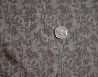 Burnout Cotton Blend Fabric in Taupe