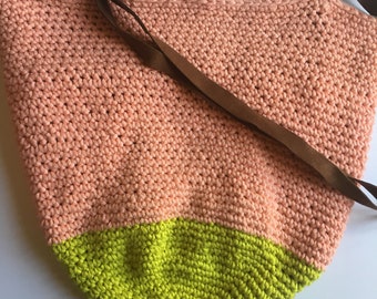 Large tote in cotton with lining