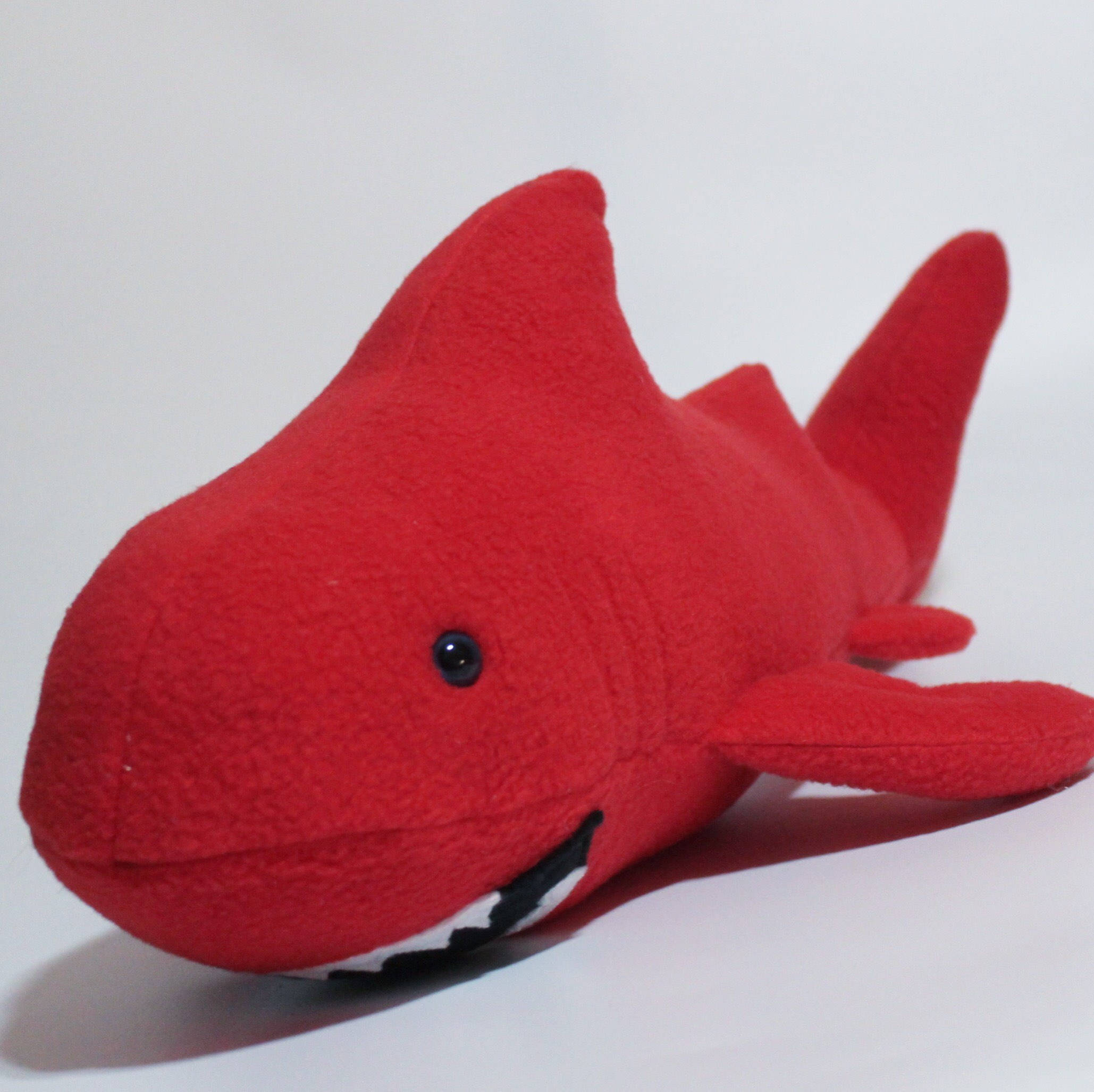 cherry shark plush