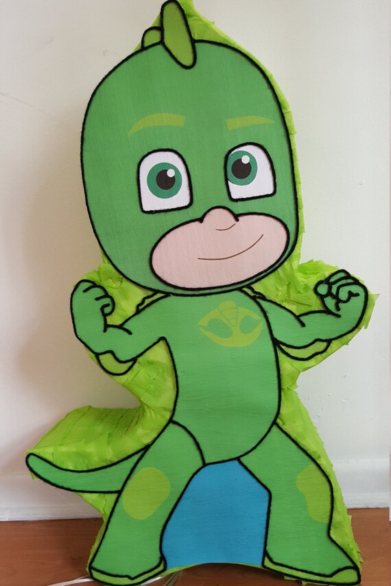 Amazing Pajama green boy gekko inspired Pj Mask Pinata party