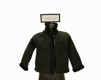 KID SHEARLING JACKET