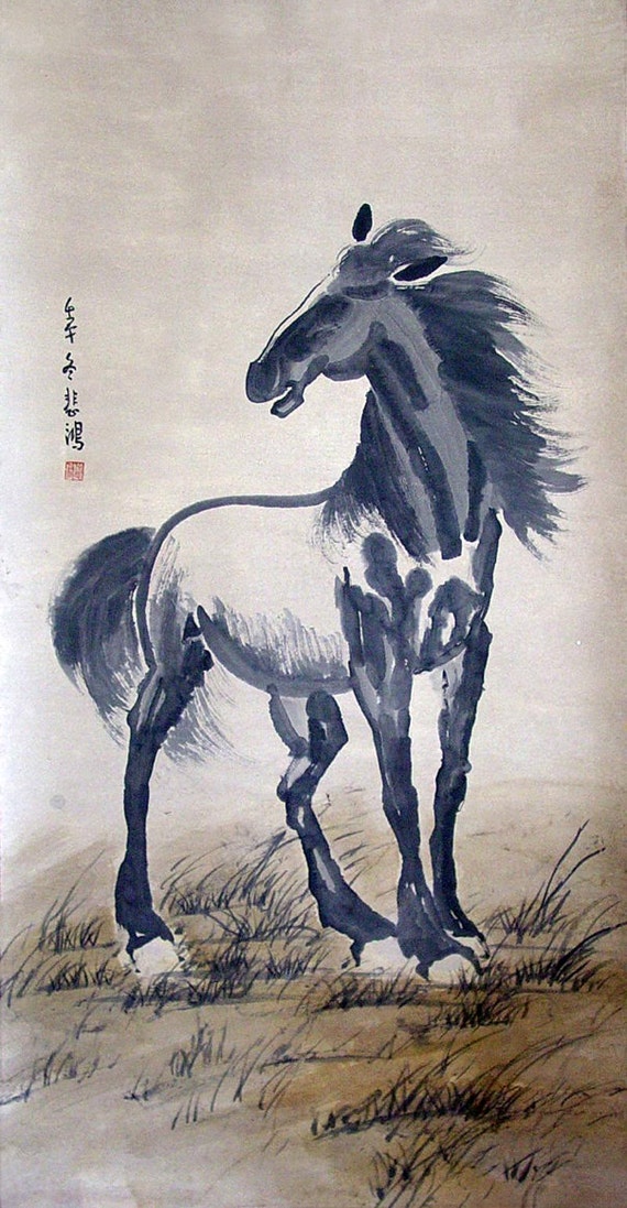 Chinese art Horse fine art print animal ink paintings