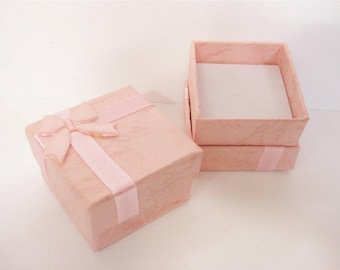 Jewellery Ring Gift Box x 10 pink