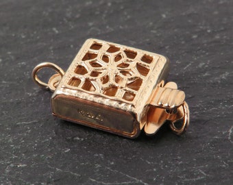 Gold Filled Square Filigree Clasp 8.5mm