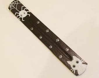 Ash catcher / Incense holder / joss stick holder googly eyed bat