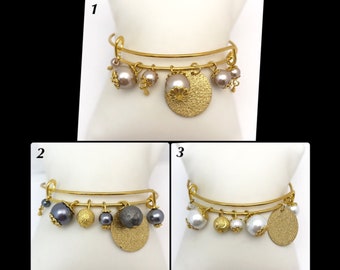 "Bangle" memory of shaped glass beads