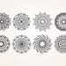 8 x Mandala Design Clipart/SVG,eps,png 300 ppi,jpg / printable / digital / instant download