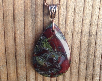 Dragon Bloodstone Pendant