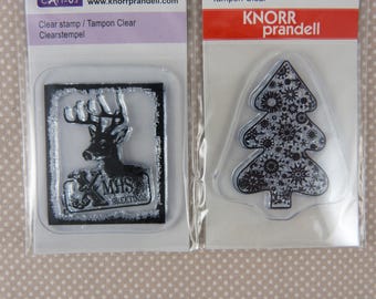 Assortment of small scrap clear stamps