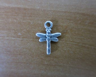 Silver Dragonfly charm