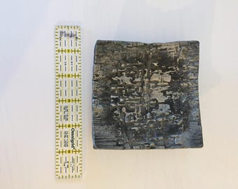Patrick Meyer Brutalist Design Pewter Tray/Dish