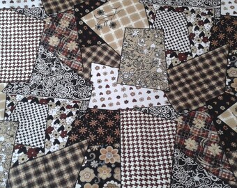 brown and black patchwork