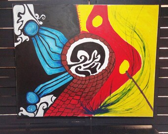 Canvas with inspiration from the embryo