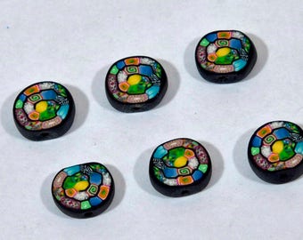 Polymer Clay Beads - Set of Six