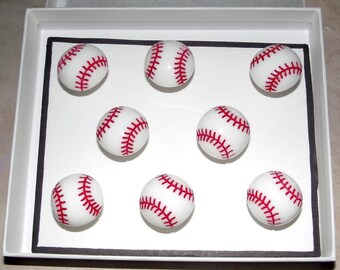 Bulletin Board BASEBALL SPORT 8 pc Handmade Decorative Push Pin Thumb Tacks