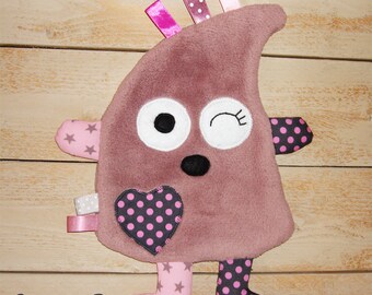 Very soft fleece flat sprite plush
