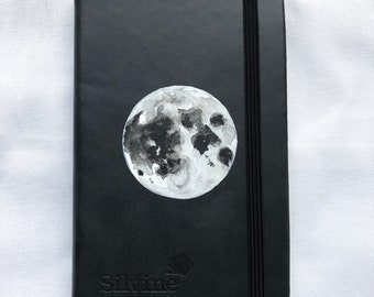 Hand painted pocket notebook -A6