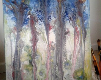 Calla Lilies in Abstract