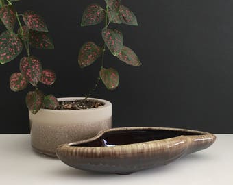 Vintage Drip Glaze Thunderbolt Shaped Small Indoor Planter