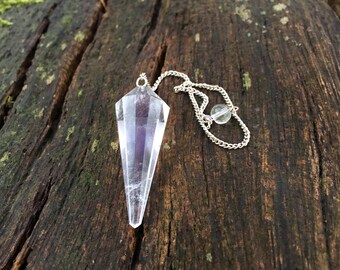 Clear Quartz Pendulum