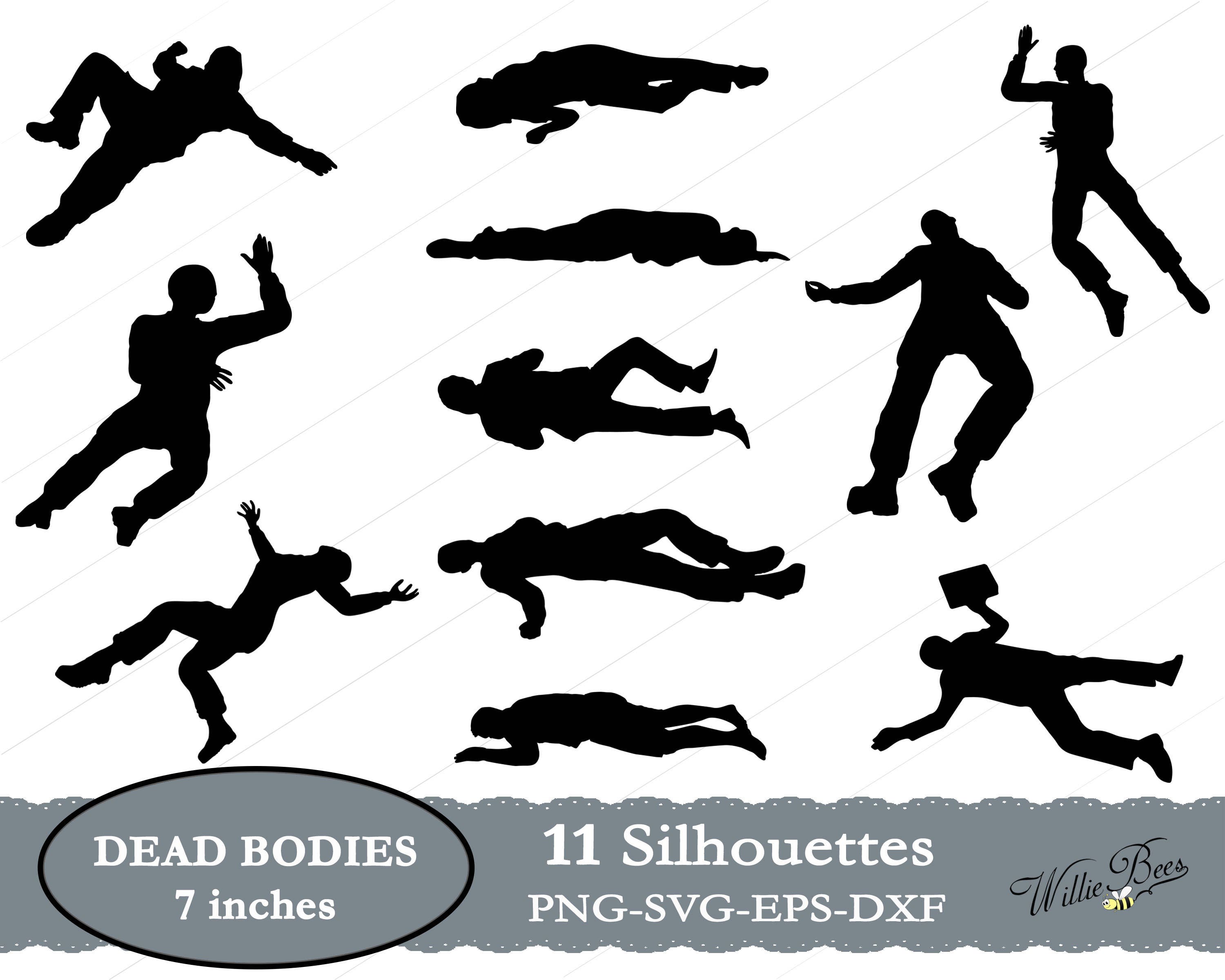 Dead Body SVG Deceased People Killed Dead People Body