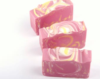 Amour Soap - Natural Soap - Homemade Soap - Cold Process Soap - Shea Butter Soap - Vegan Soap - Valentines Gift
