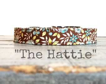 DOG COLLAR, Dog Collar for Girls, The Hattie, Dog Collars, Pretty Dog Collar