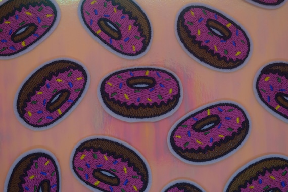 Small Pink Donut on Patch