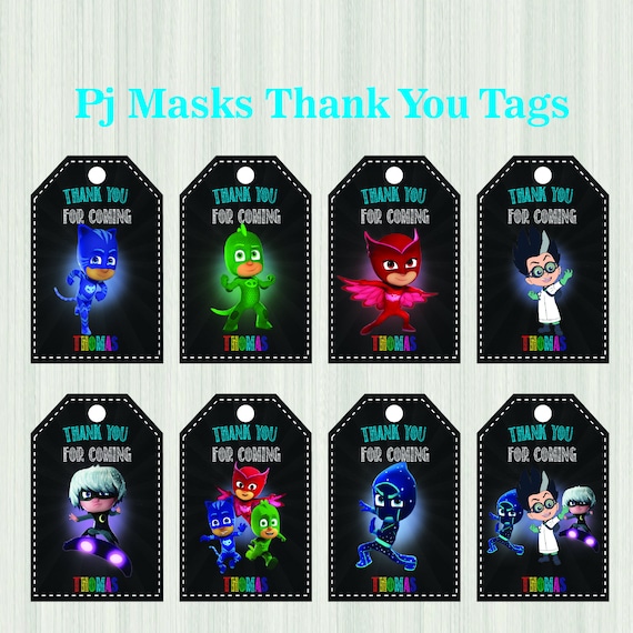 Pj Masks Thank You Printable