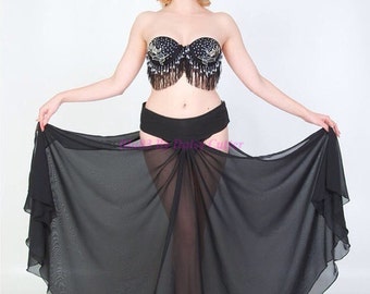 Panel skirt bump 'n' grind vintage burlesque style