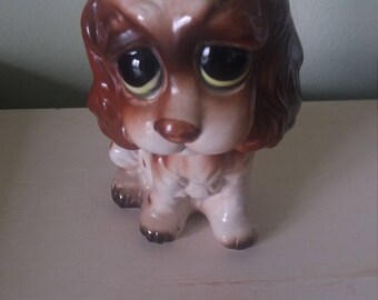 vintage dog figurine, vintage lefton, vintage figurine, vintage dog A18