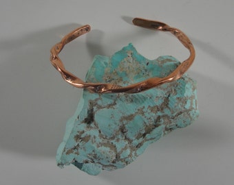Artisan Copper Twisted with Crosses, Stars, and Dots