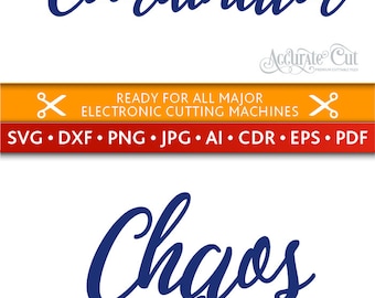 Chaos Coordinator Svg Chaos Svg Chaos Coordinator Cut Files Silhouette Studio Cricut Svg Dxf Jpg Png Eps Pdf Ai Cdr