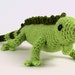 PDF Iguana (lizard) amigurumi CROCHET PATTERN