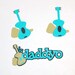 Retro Daddyo and Guitars Die Cut Set