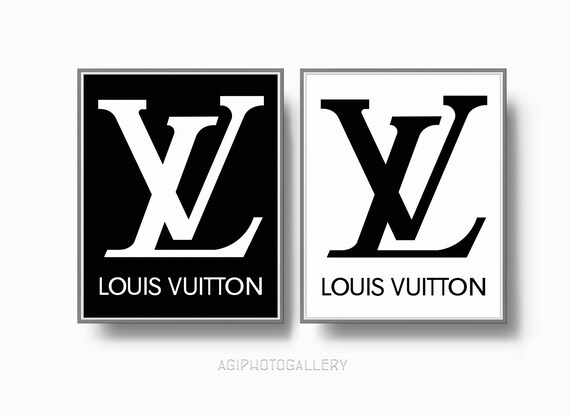 Louis Vuitton Logo Print Louis Vuitton Paris Fashion Print