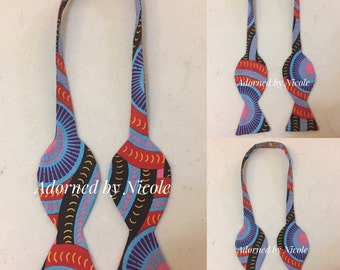 African Waxprint Bowtie