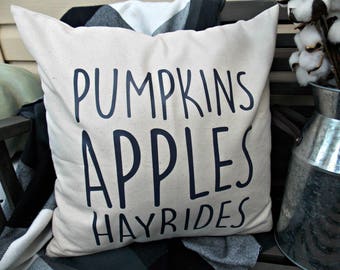 Pumpkin Pillow cover | Fall Pillow | Fall decor |