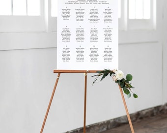 Modern Seating Chart | Seating Chart | Reception | Wedding Seating | Printable Seating Chart