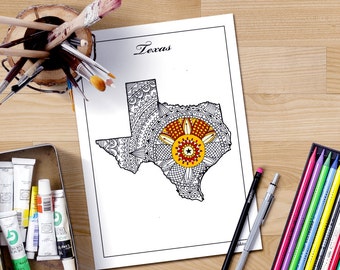 Adult coloring page Michigan map USA maps coloring pages for Adult coloring page Michigan map USA maps coloring pages for