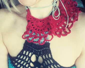 Crochet Necklace / Giant Choker