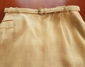 Vintage 1950s Skirt and Matching Belt by Sportempo