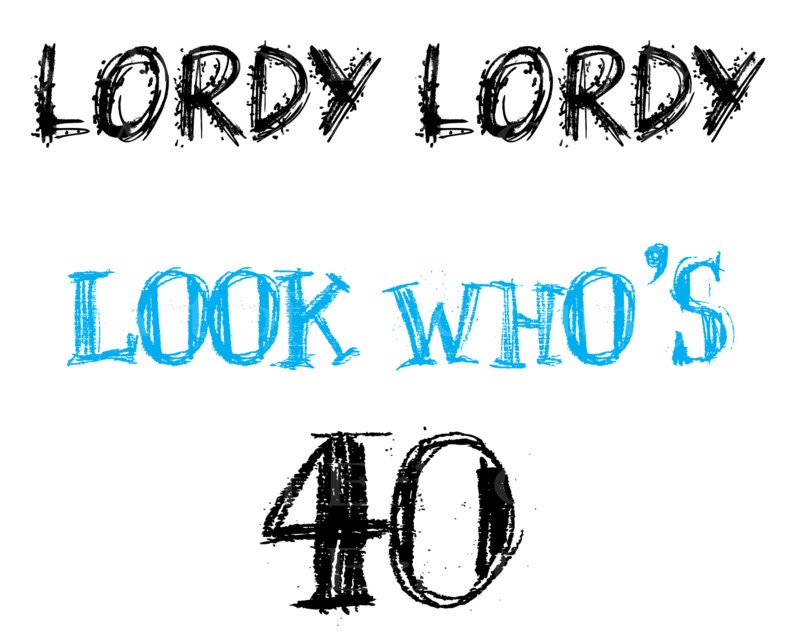 Free Printable Lordy Lordy Look Whos 40 Crochet Patterns